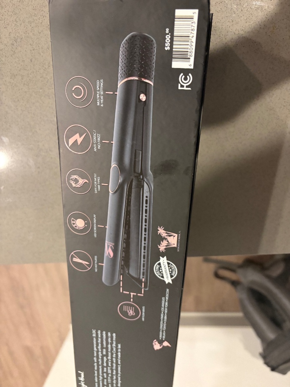 Air glider. Cold straightner